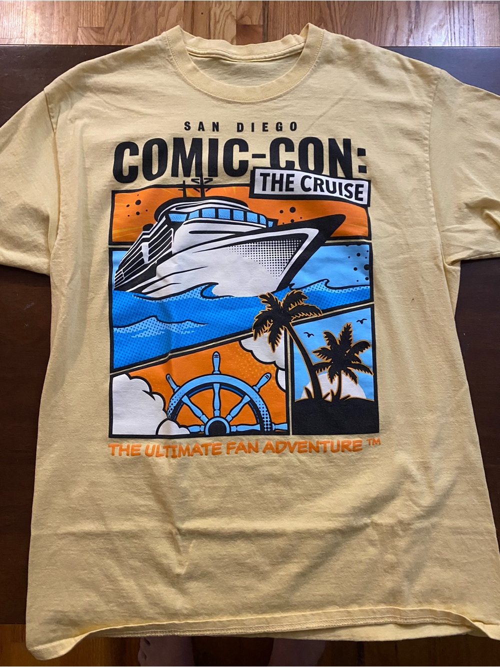 San Diego Comic-Con Cruise Graphic Tee - Yellow